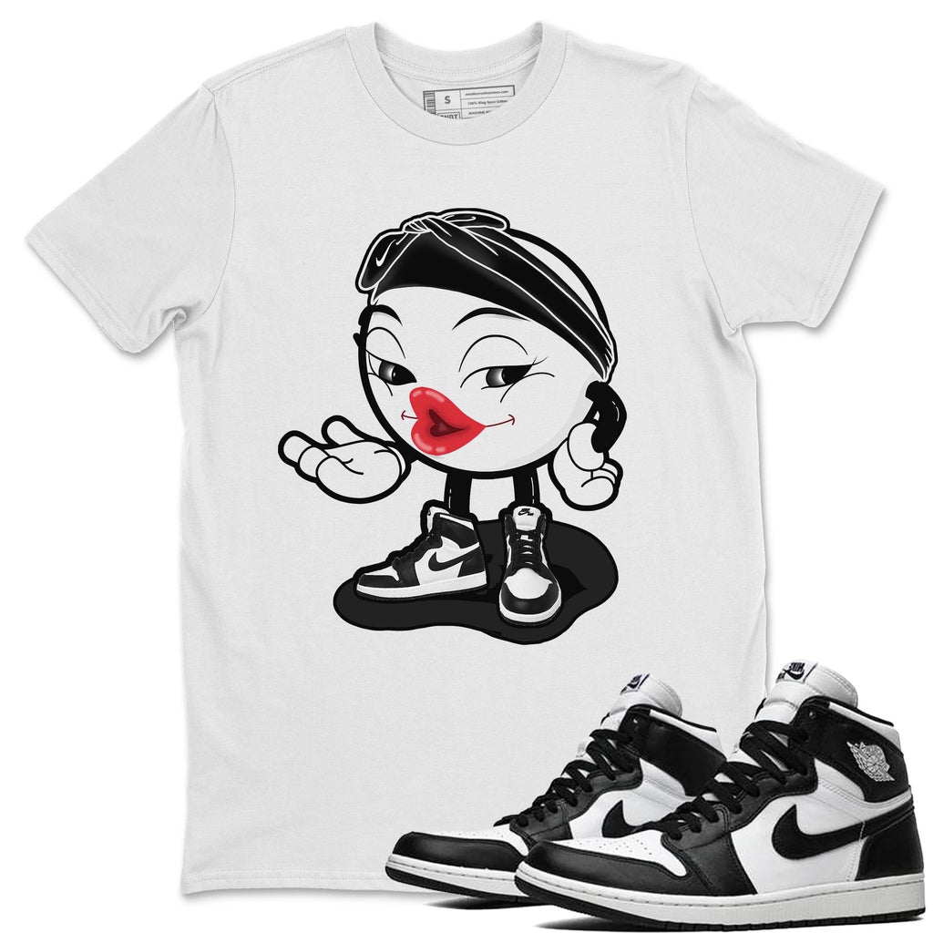 Sexy Emoji Match White Tee Shirts | Black White