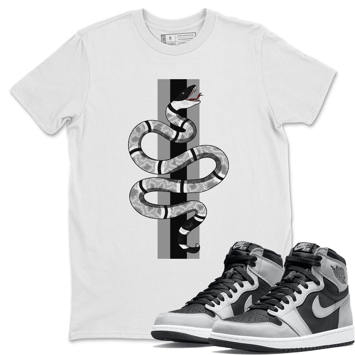 Snake Match White Tee Shirts | Shadow 2.0