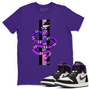 Snake Match Purple Tee Shirts | Zoom Comfort Psg