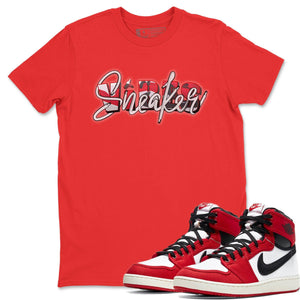 Sneaker Vibes Match Red Tee Shirts | Chicago