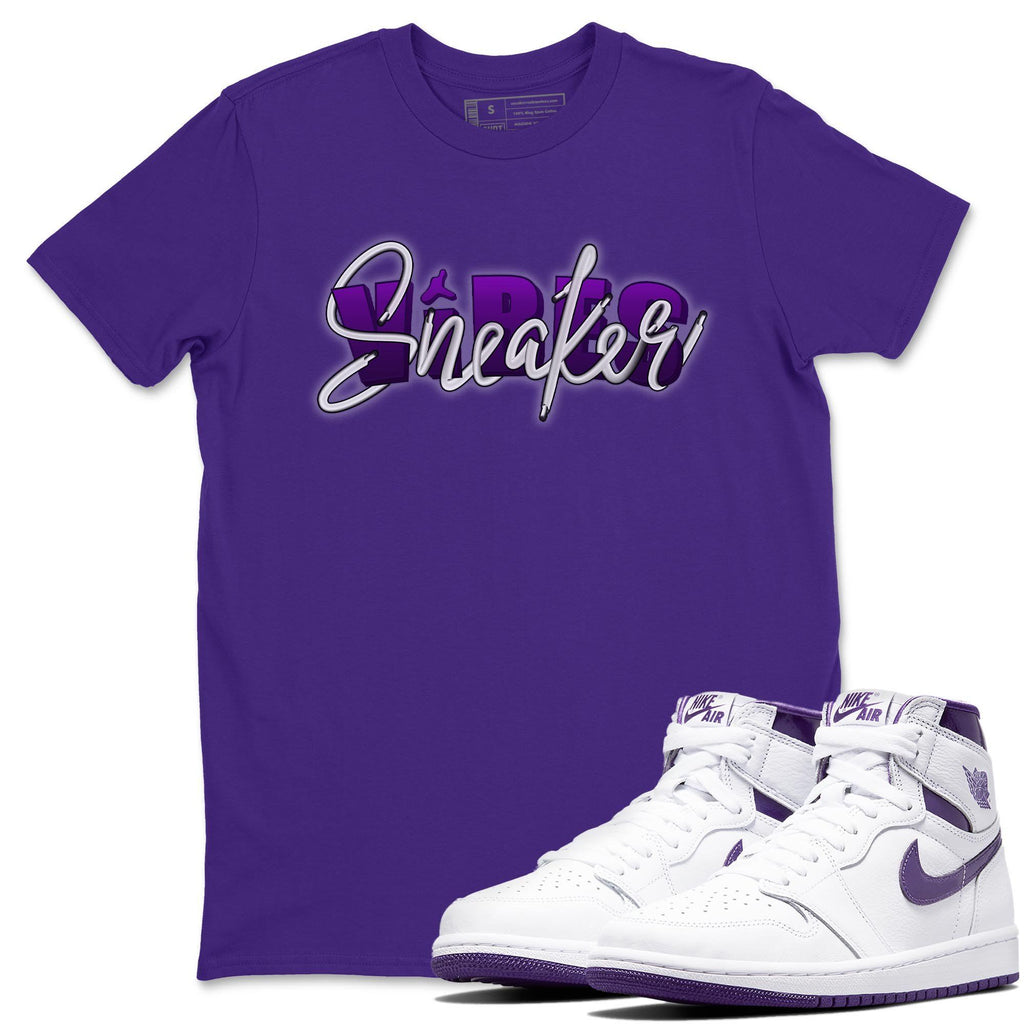 Sneaker Vibes Match Purple Tee Shirts | WMNS Court Purple