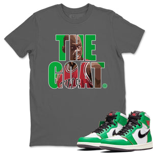 The Goat Match Cool Grey Tee Shirts | Lucky Green