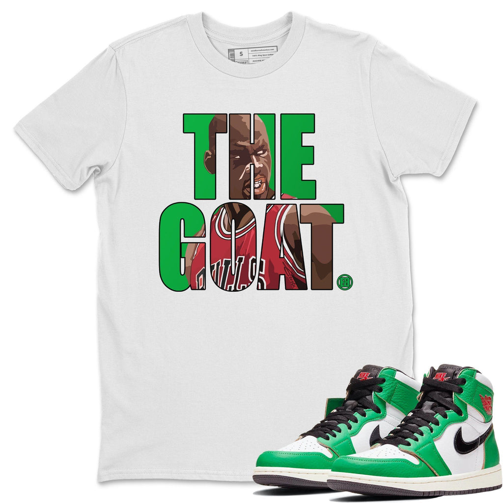 The Goat Match White Tee Shirts | Lucky Green