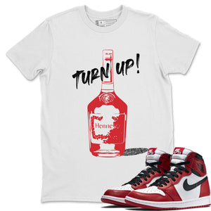 Turn Up Match White Tee Shirts | Varsity Red