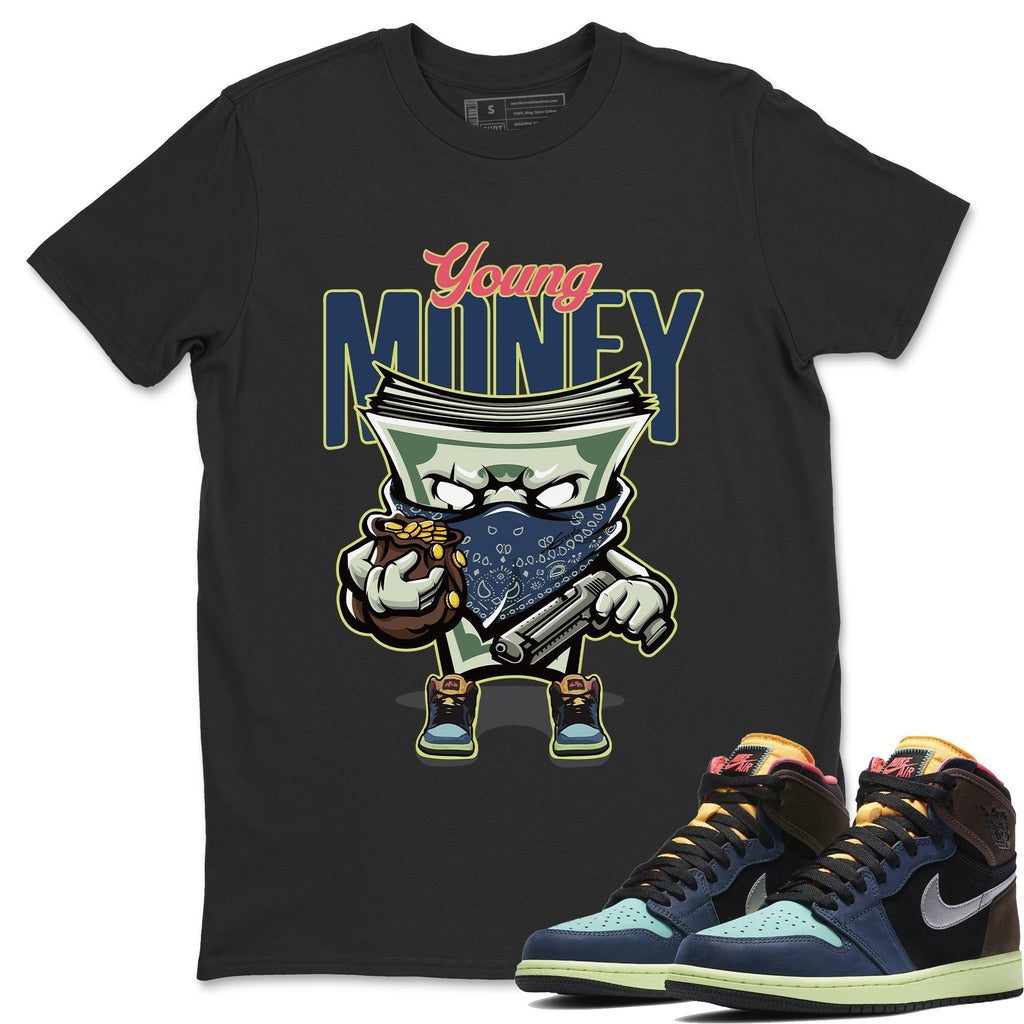 Young Money Match Black Tee Shirts | Bio Hack