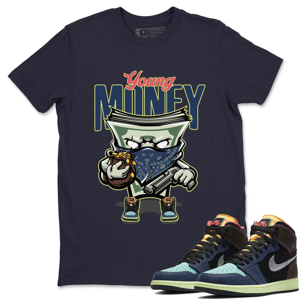 Young Money Match Navy Tee Shirts | Bio Hack