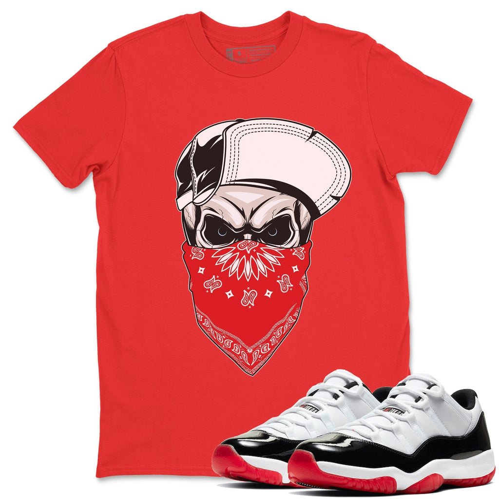 Skull Hat Match Red Tee Shirts | Concord Bred