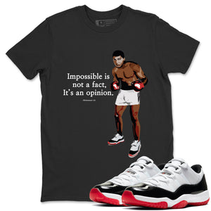 Muhammad Ali Match Black Tee Shirts | Concord Bred