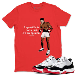Muhammad Ali Match Red Tee Shirts | Concord Bred
