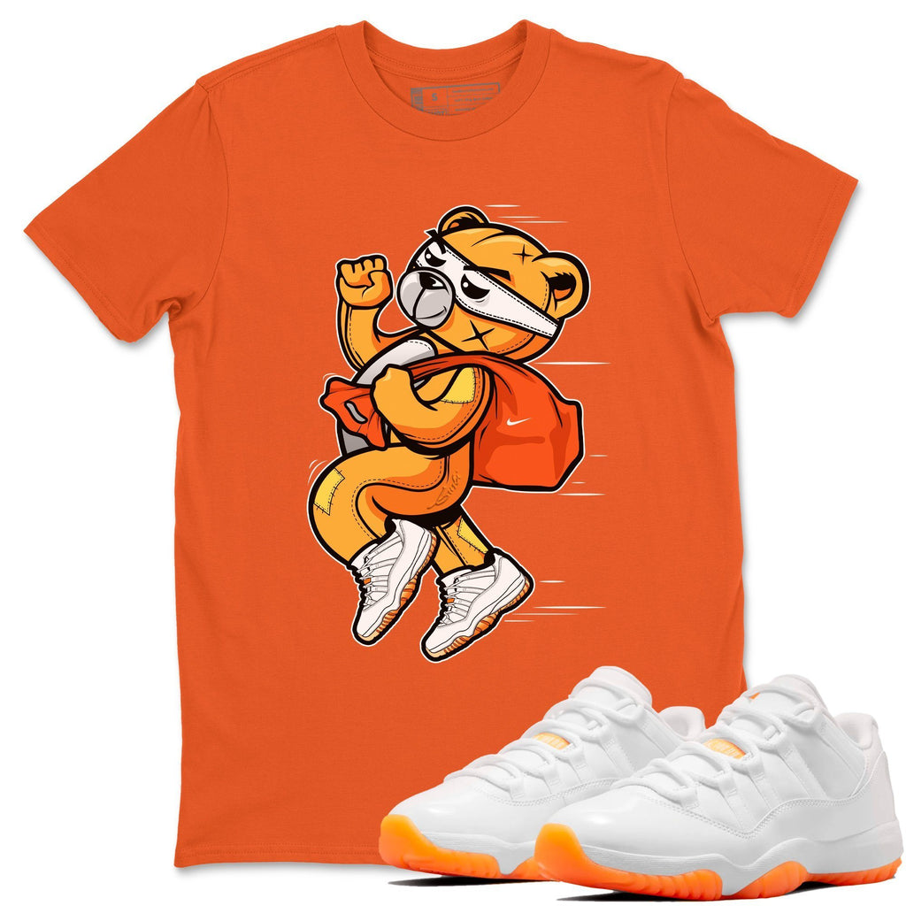 Thief Bear Match Orange Tee Shirts | Citrus