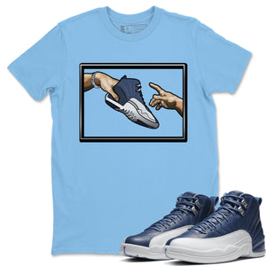 Adam's Creation Match Carolina Blue Tee Shirts | Stone Blue