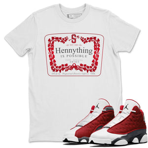 Hennything Match White Tee Shirts | Red Flint