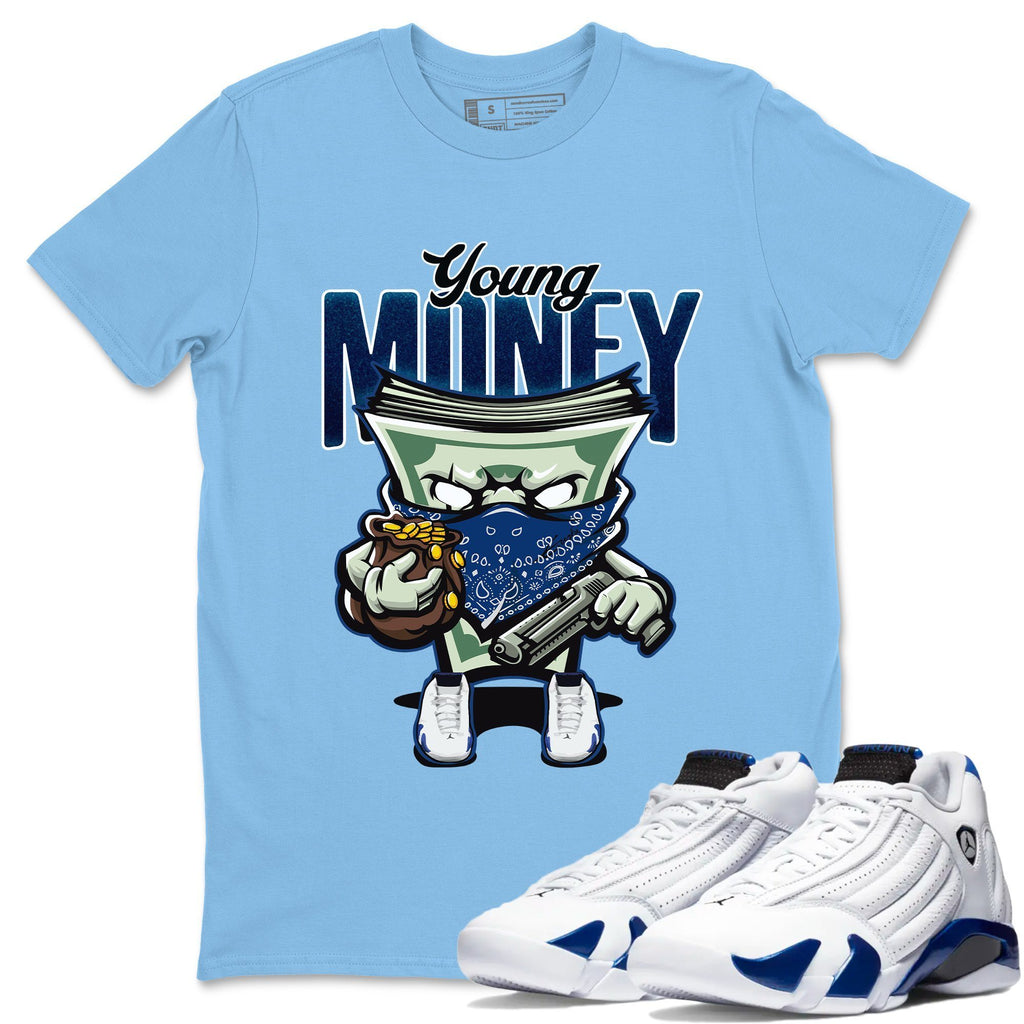 Young Money Match Carolina Blue Tee Shirts | Hyper Royal