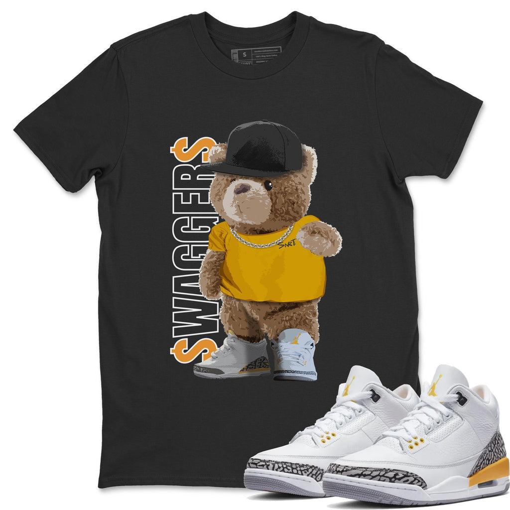 Bear Swaggers Match Black Tee Shirts | Laser Orange