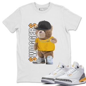 Bear Swaggers Match White Tee Shirts | Laser Orange