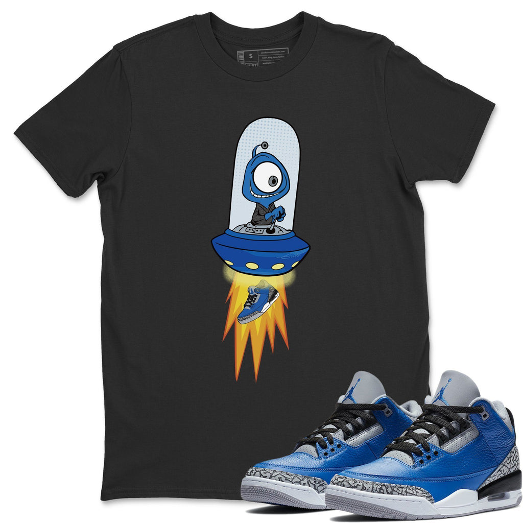 Alien Match Black Tee Shirts | Varsity Royal