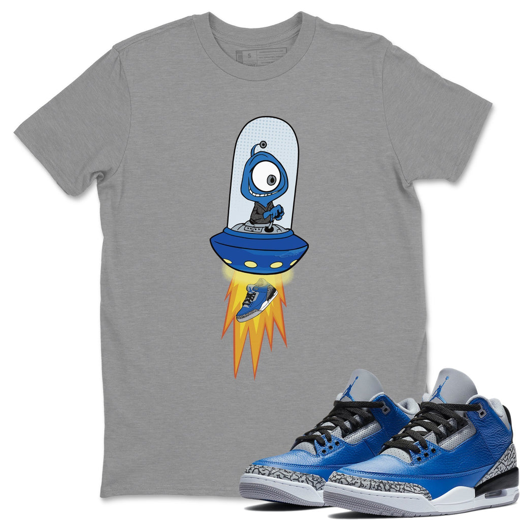 Alien Match Heather Grey Tee Shirts | Varsity Royal