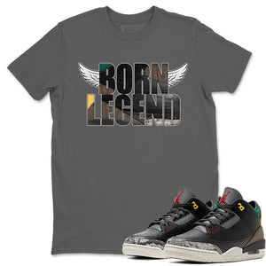 Born Legend Match Cool Grey Tee Shirts | Animal Instinct 2.0