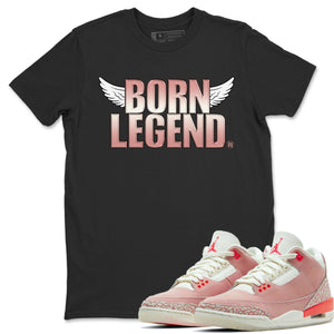 Born Legend Match Black Tee Shirts | Rust Pink