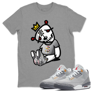 Dead Dolls Match Heather Grey Tee Shirts | Cool Grey