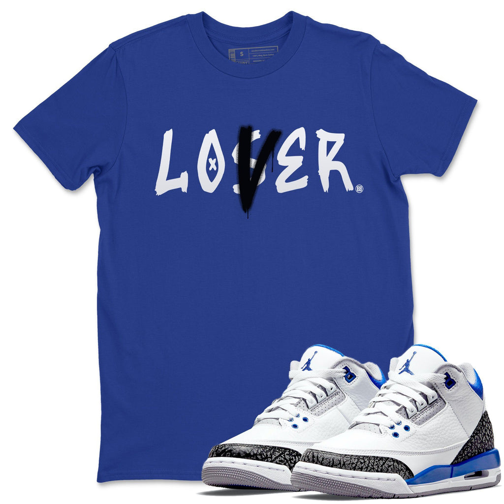 Loser Lover Match Royal Blue Tee Shirts | Racer Blue