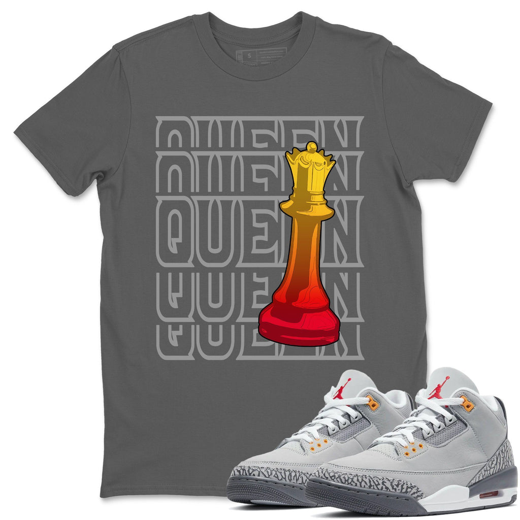 Queen Match Cool Grey Tee Shirts | Cool Grey