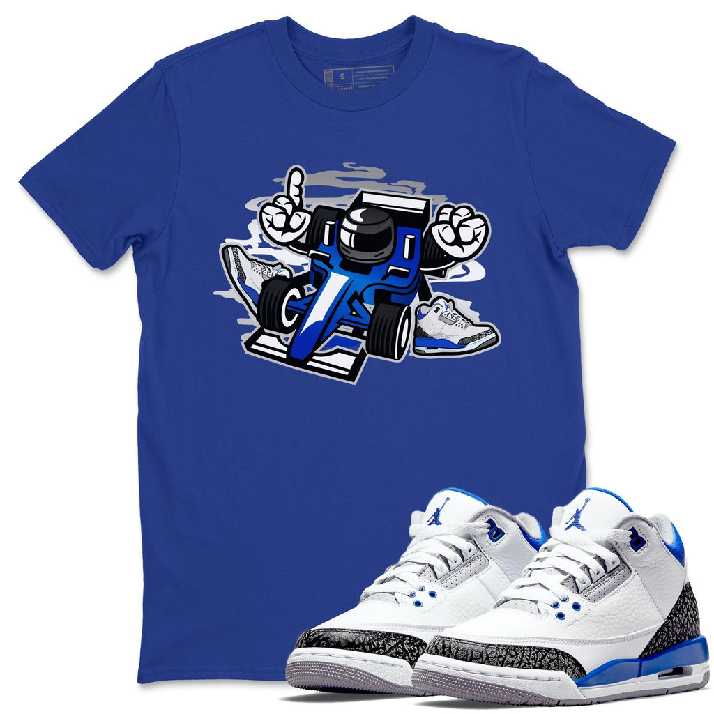 Racer Match Royal Blue Tee Shirts | Racer Blue