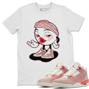 Sexy Emoji Match White Tee Shirts | Rust Pink