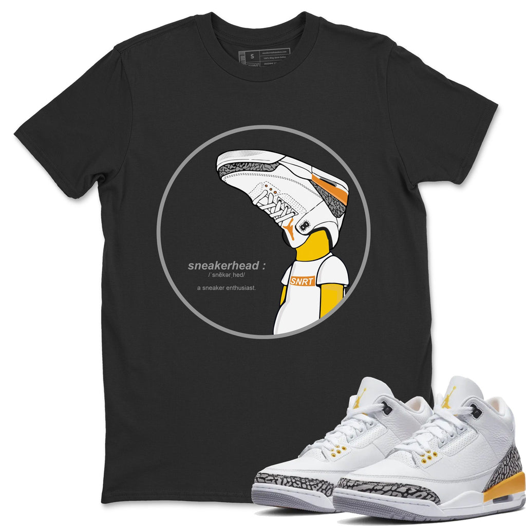 Sneakerhead Match Black Tee Shirts | Laser Orange