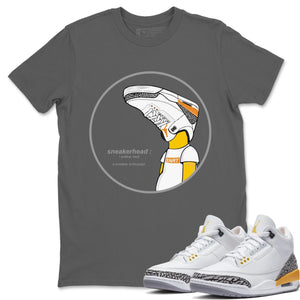 Sneakerhead Match Cool Grey Tee Shirts | Laser Orange