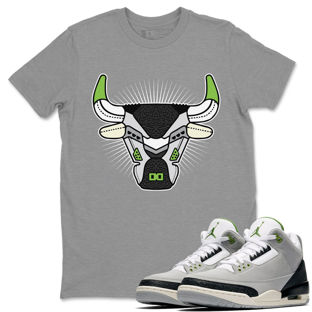 Bull Head Match Heather Grey Tee Shirts | Chlorophyll