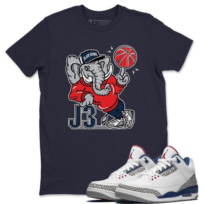 AJ3 Elephant Match Navy Tee Shirts | True Blue