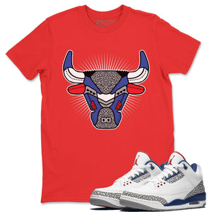 Bull Head Match Red Tee Shirts | True Blue
