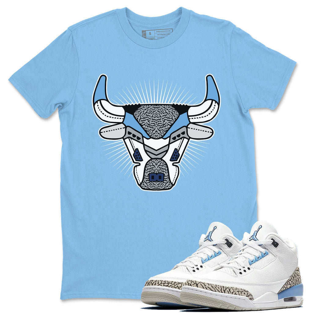 Bull Head Match Carolina Blue Tee Shirts | Valor Blue