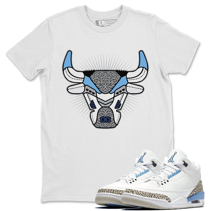 Bull Head Match White Tee Shirts | Valor Blue
