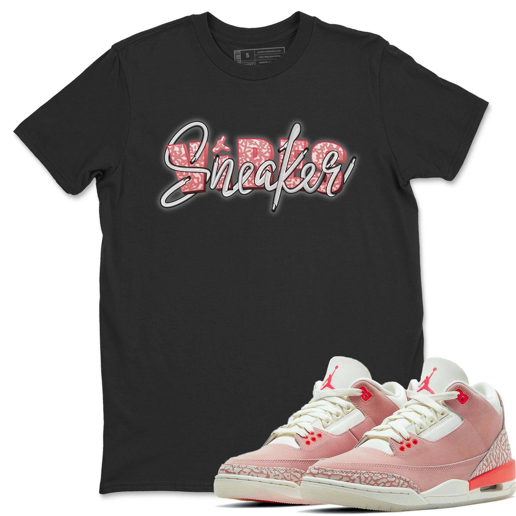 Sneaker Vibes Match Black Tee Shirts | Rust Pink