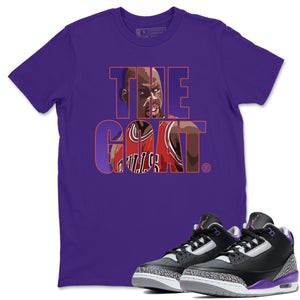 The Goat Match Purple Tee Shirts | Court Purple