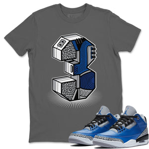 Three Statue Match Cool Grey Tee Shirts | Varsity Royal