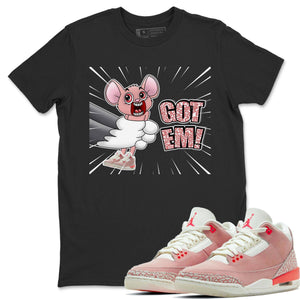 T&J Got Em Match Black Tee Shirts | Rust Pink