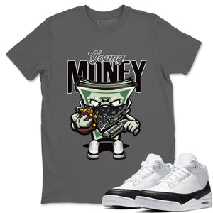 Young Money Match Cool Grey Tee Shirts | Fragment