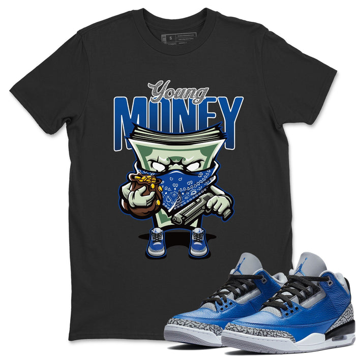 Young Money Match Black Tee Shirts | Varsity Royal