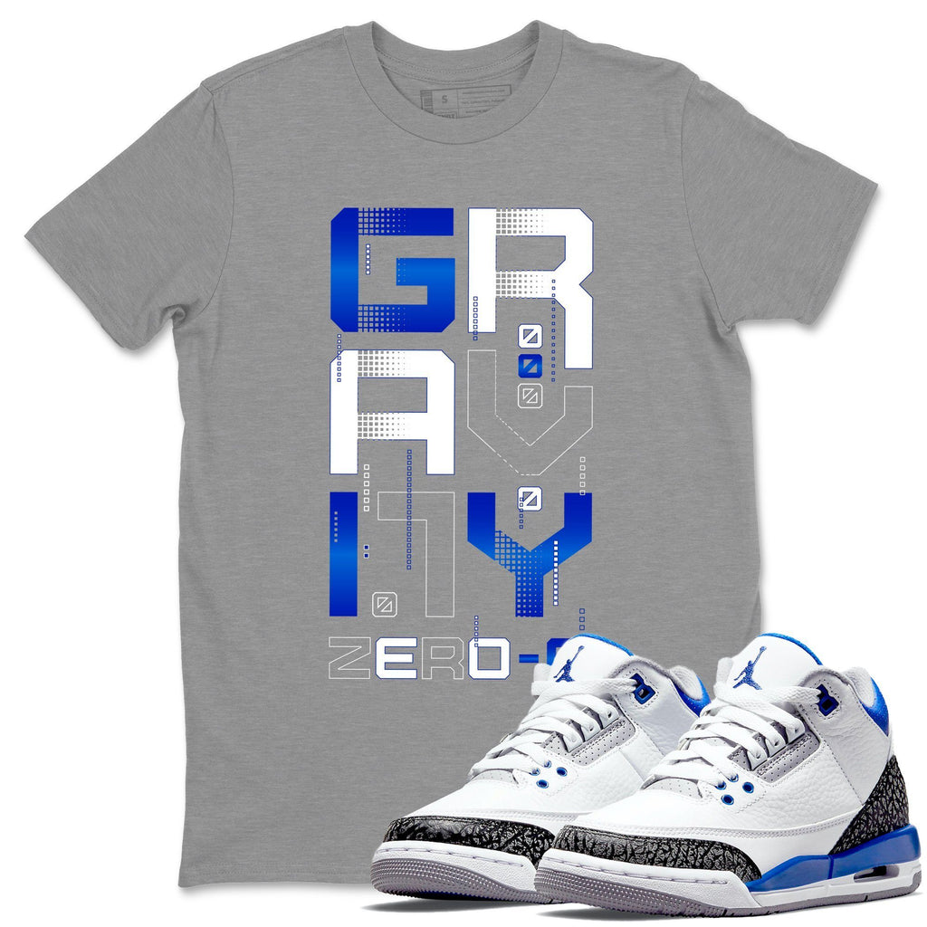 Zero Gravity Match Heather Grey Tee Shirts | Racer Blue