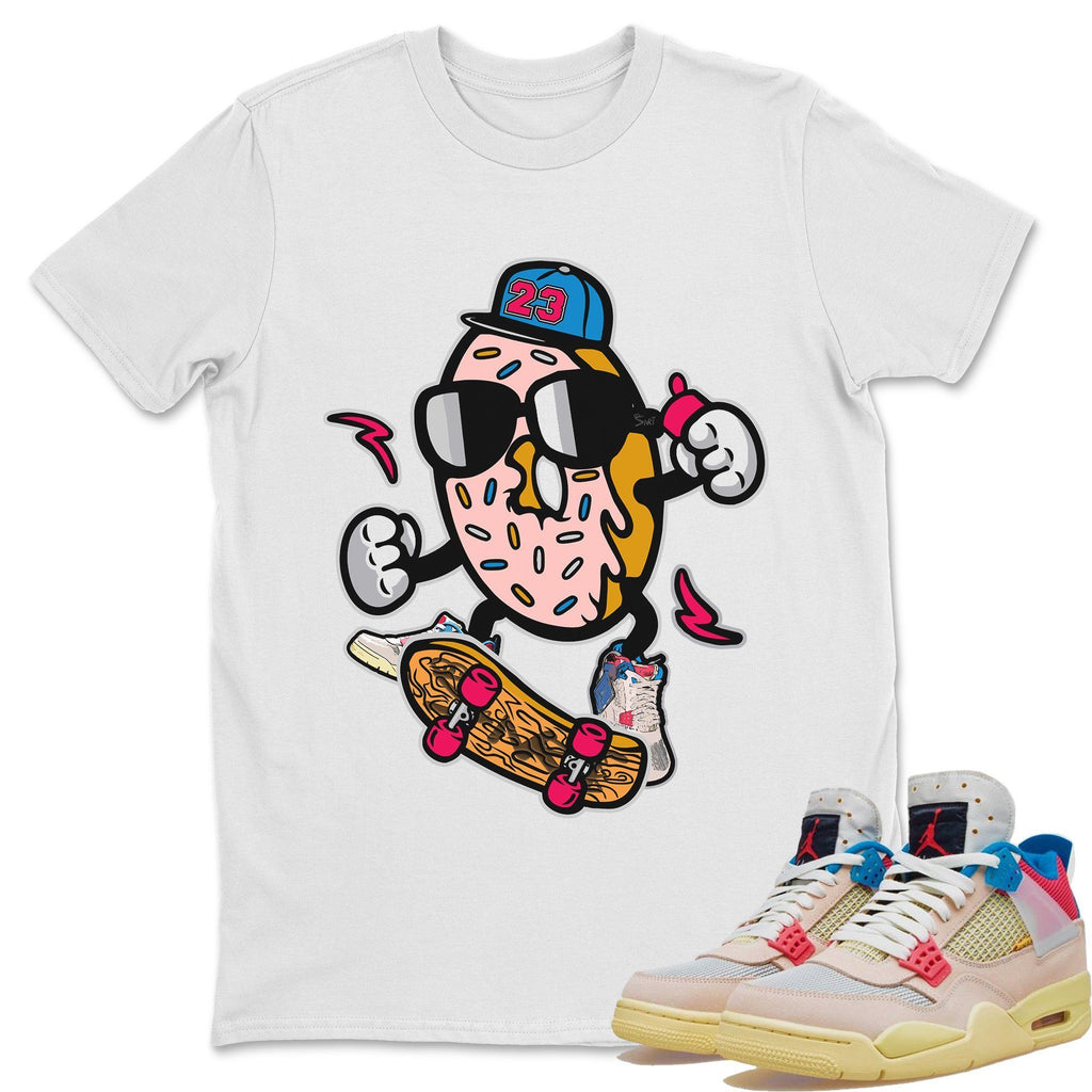 Donut Skater Match White Tee Shirts | Union Guava Ice