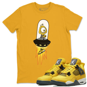 Alien Match Gold Tee Shirts | Lightning