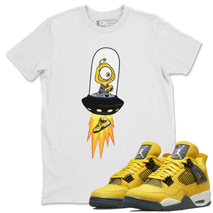 Alien Match White Tee Shirts | Lightning