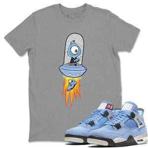 Alien Match Heather Grey Tee Shirts | University Blue