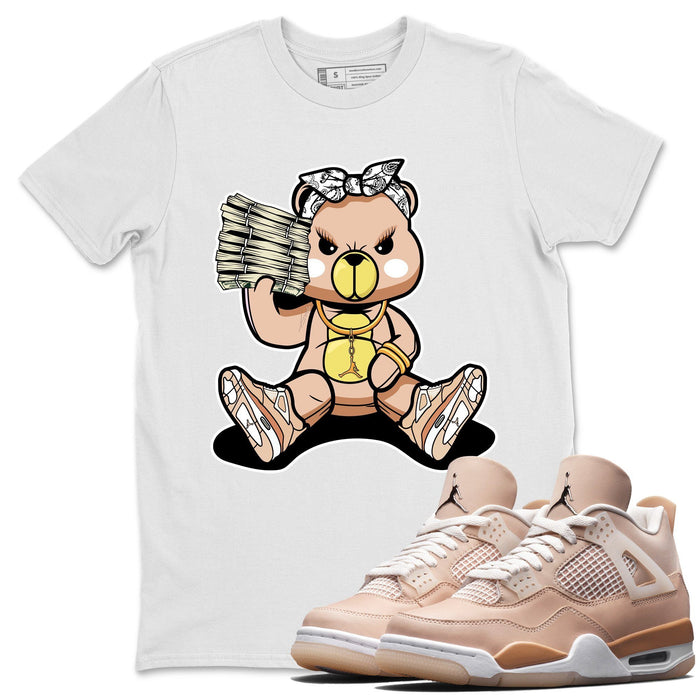 Bad Baby Bear Match White Tee Shirts | Shimmer