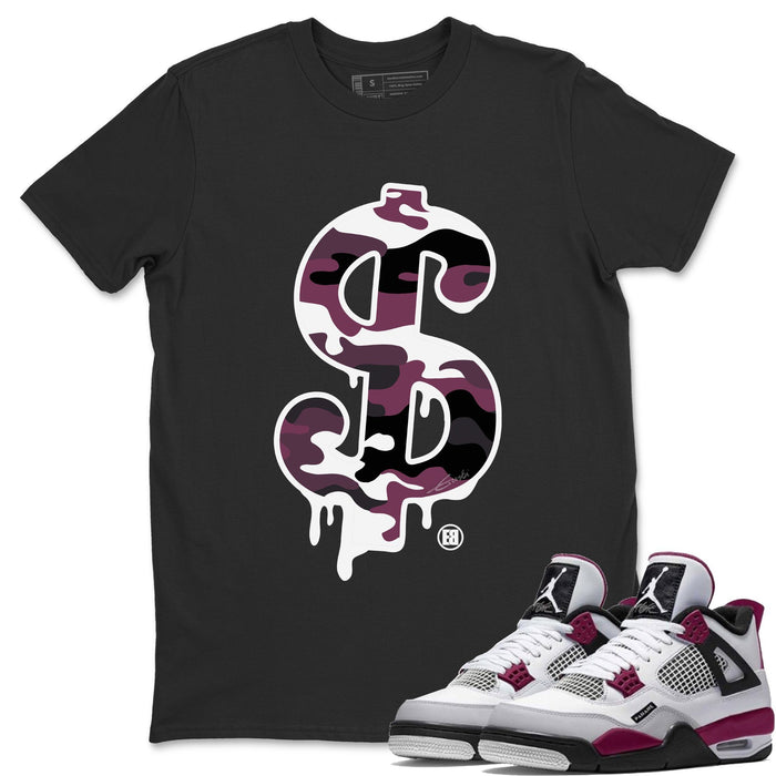 Dollar Camo Match Black Tee Shirts | PSG