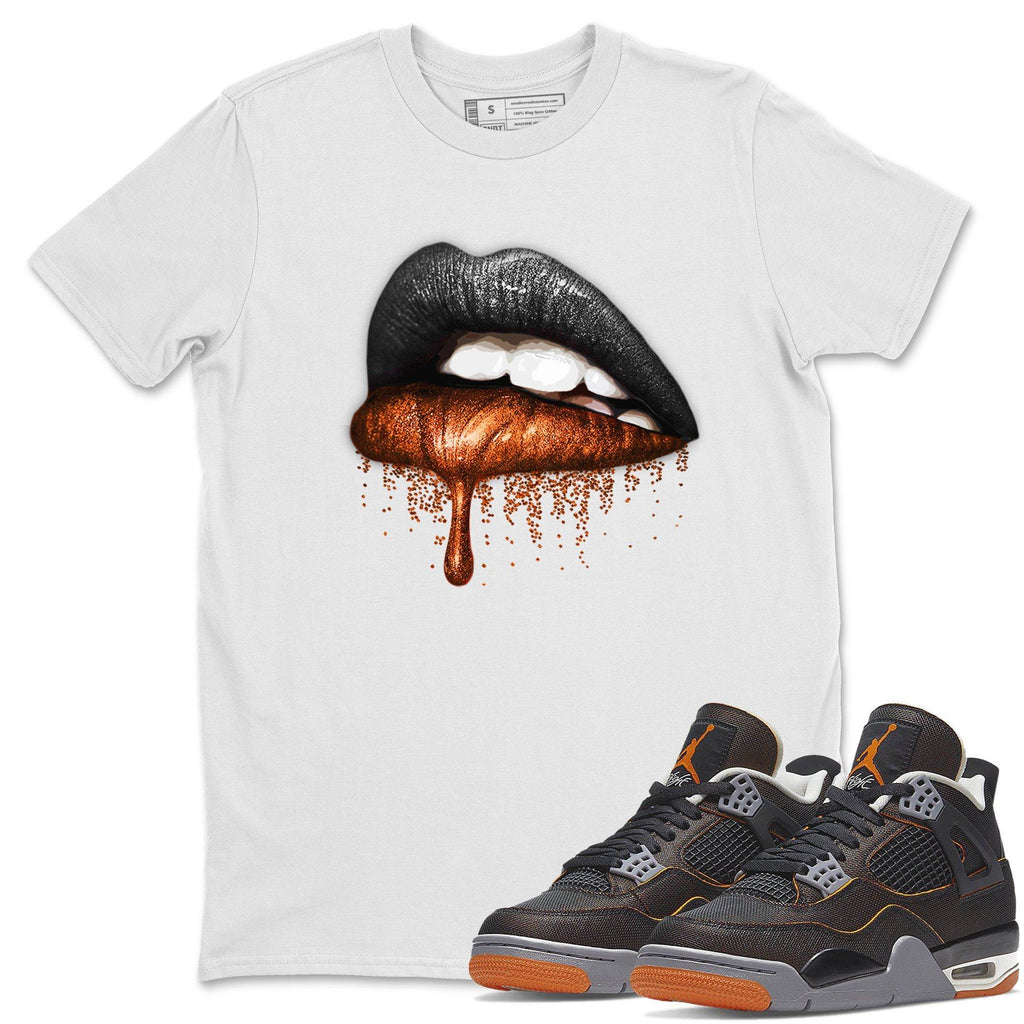 Dripping Lips Match White Tee Shirts | Starfish