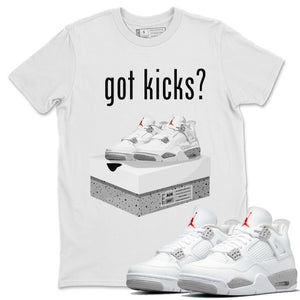 Got Kicks Match White Tee Shirts | White Oreo